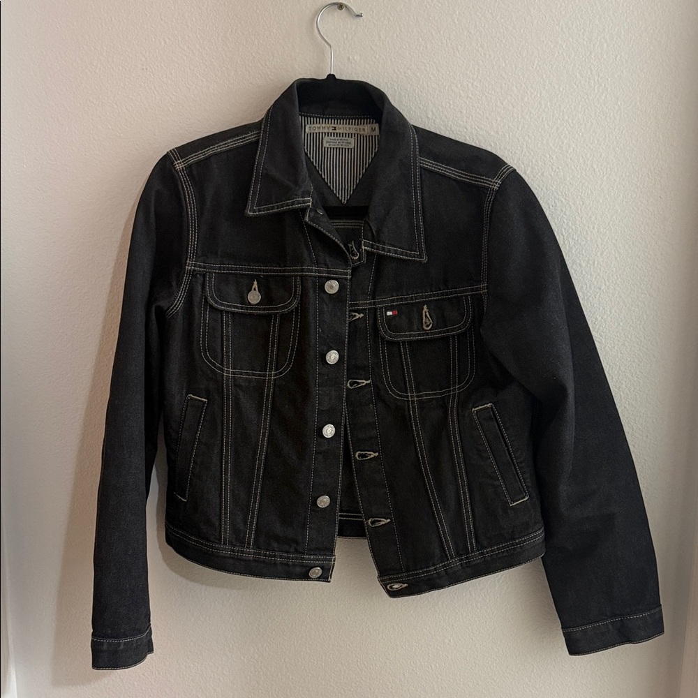 Tommy Hilfiger Black Denim Jacket